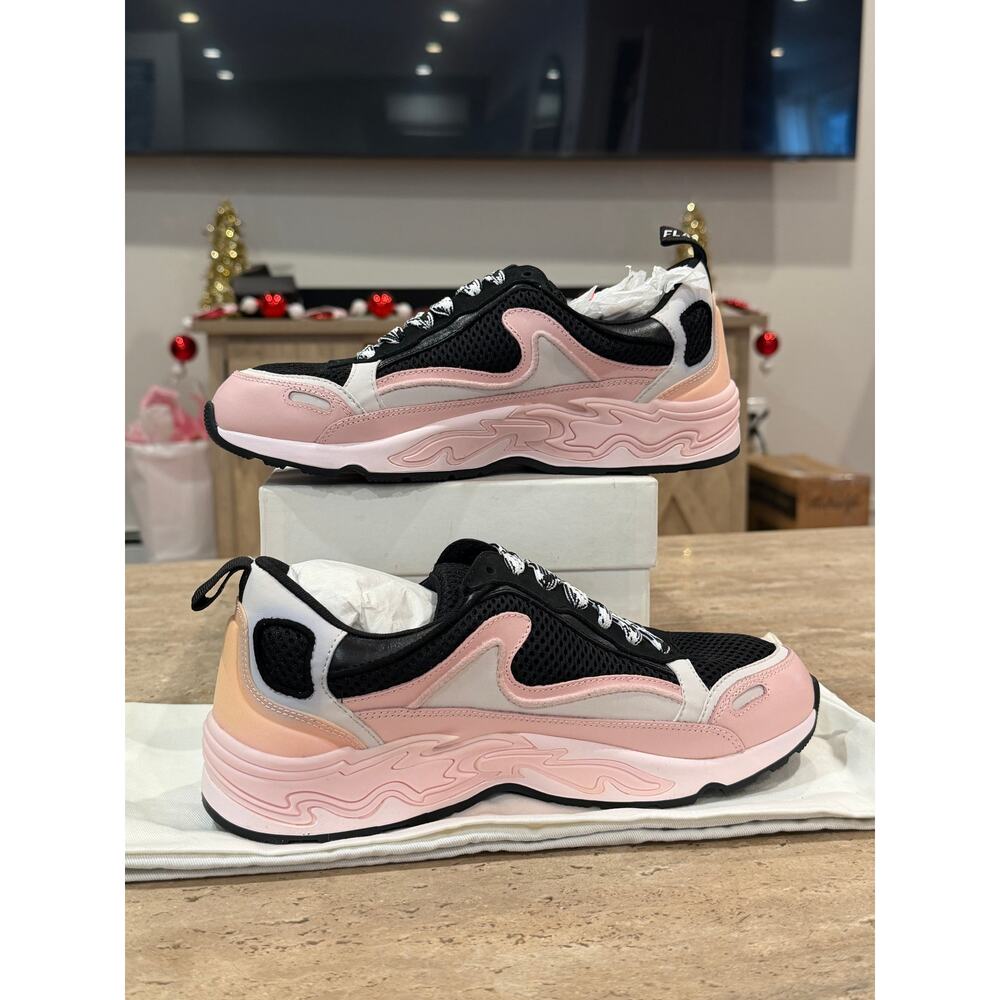 NEW Sandro Flame Fashion Sneakers Pink Black size 37 EU - Picture 9 of 9